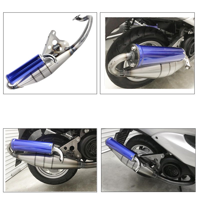 FLYPIG Performance Exhaust Muffler Pipe for Yamaha Jog 50 3KJ 3RY 4JP 4LV 50cc 2 Stroke Scooter Moped Engine 1E40QMB - Image 3